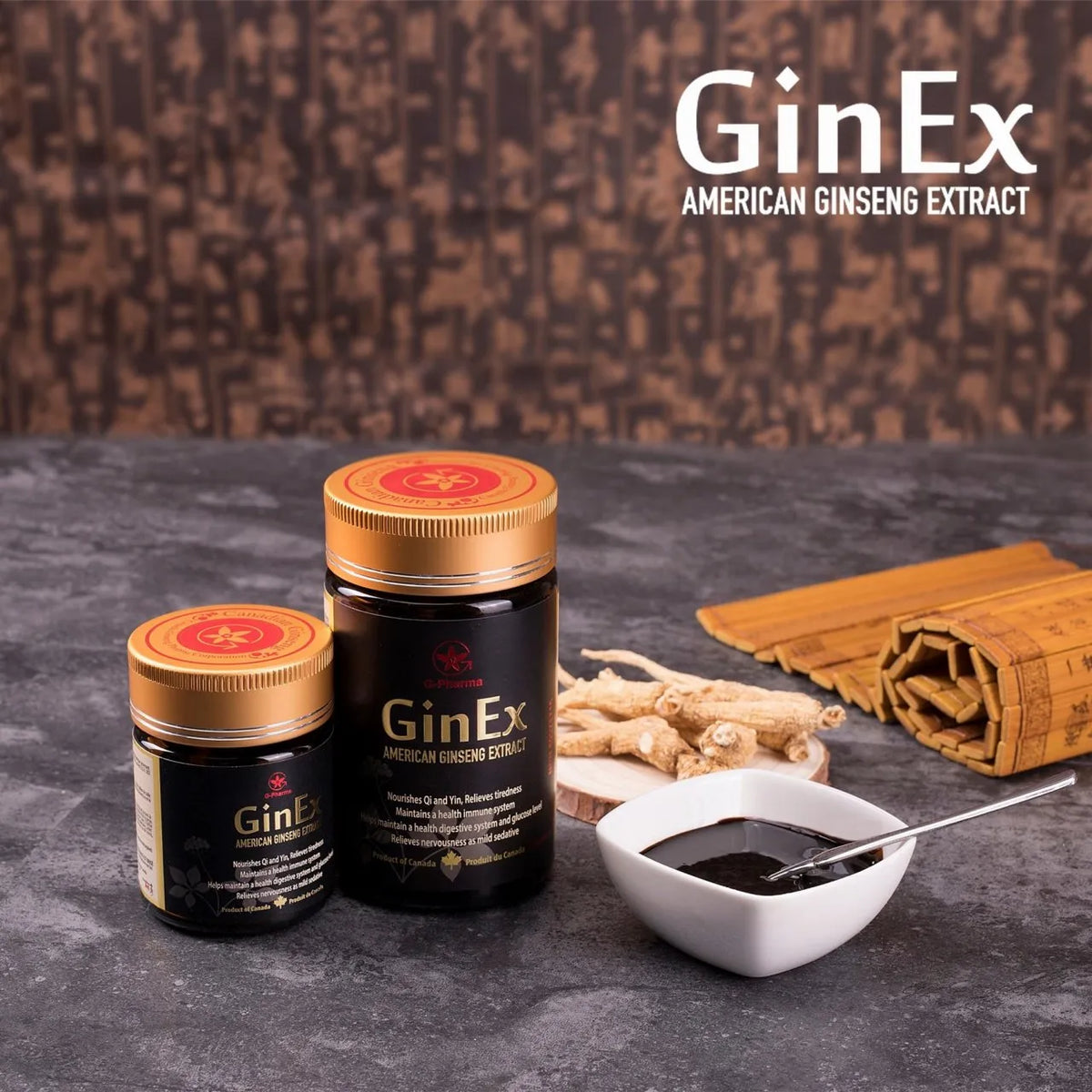 GinEx® 西洋蔘黑膏滋 (純膏劑-240g)