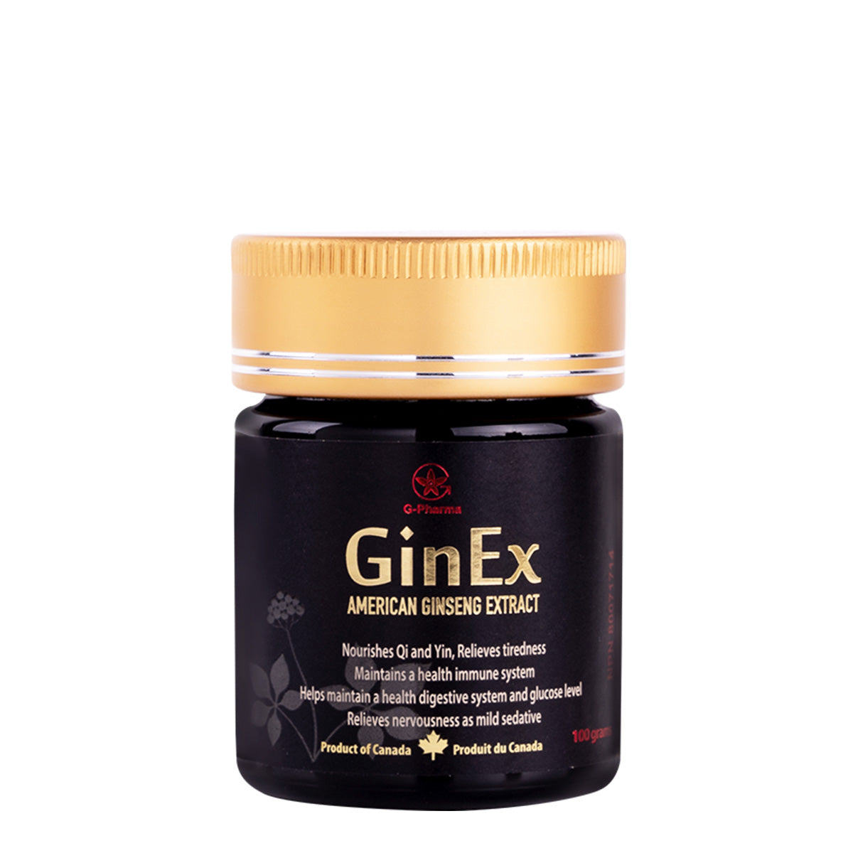 GinEx® 西洋蔘黑膏滋 (純膏劑-100g)